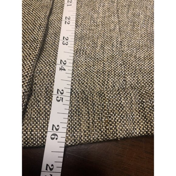 Coldwater Creek Gold Tweed Beaded Blazer Size W24 Winter - Picture 7 of 9